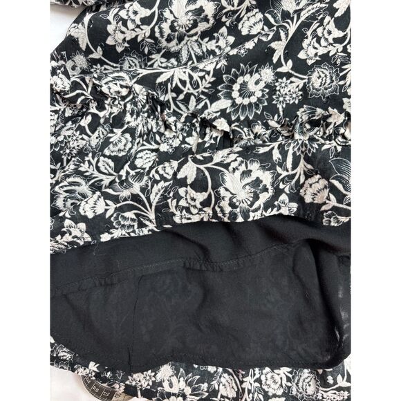 Olivaceous NWT Floral Cottagecore Mini Flare Dress Puff Sleeve Coquette Girly L - Picture 7 of 11